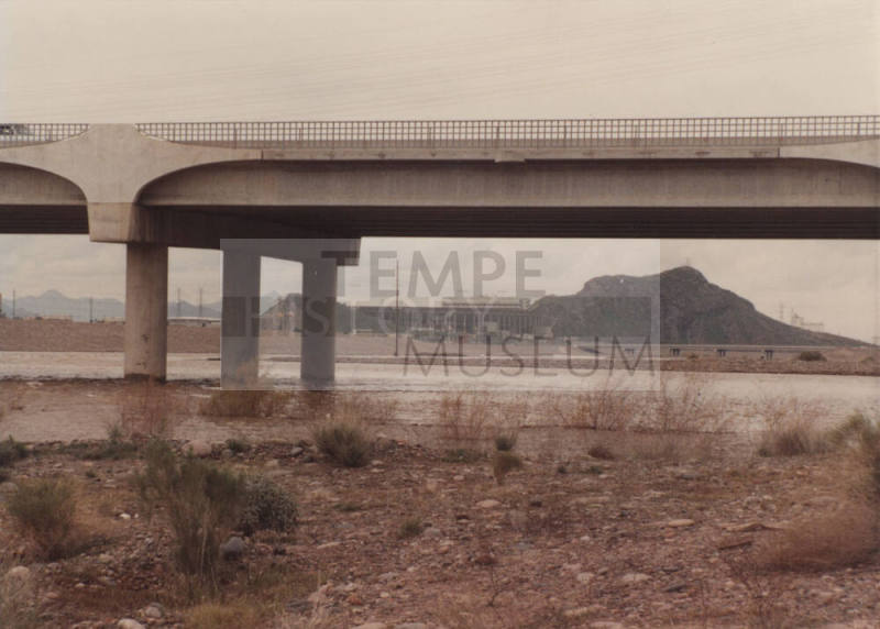 McClintock Bridge Looking West to ASU Football Stadium