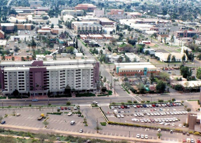 ASU and Downtown Tempe from Hayden Butte, 1992