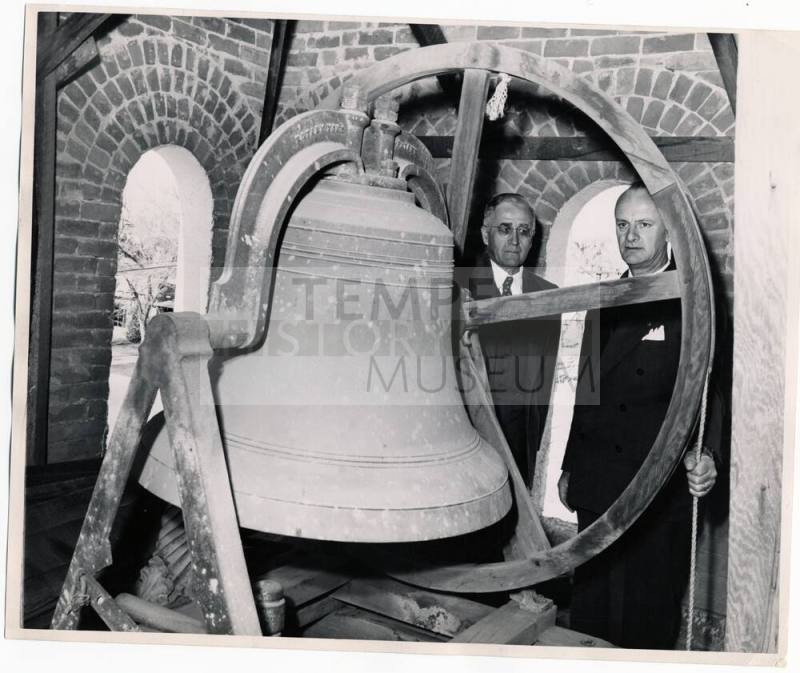 Dr. Samuel Burkhard and Eight Street School Bell