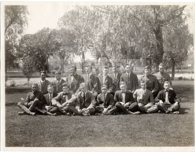 Group of Young Men in Suits