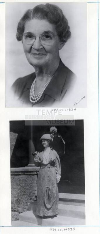 Two Photographs of a Woman