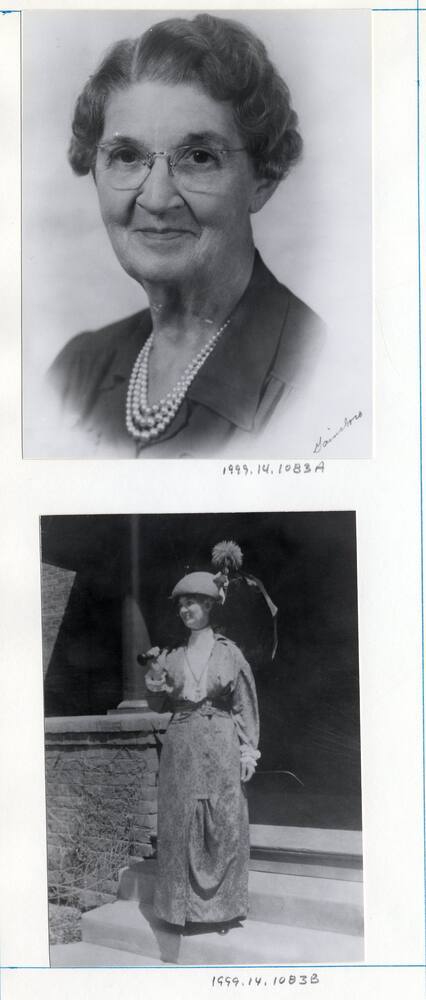 Two Photographs of a Woman