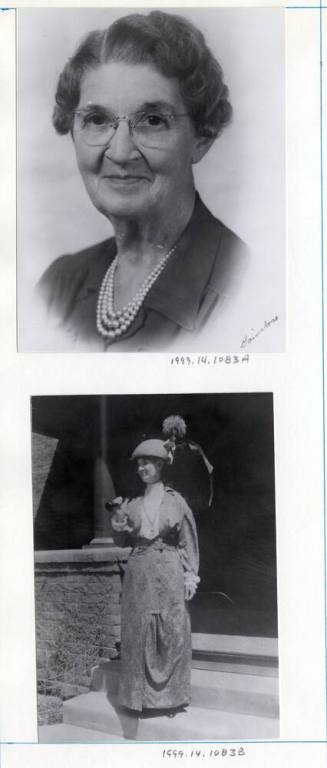 Two Photographs of a Woman