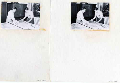 Professor J. Wenger Hoover and Assistant