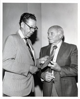 Two Men with Tie Tack