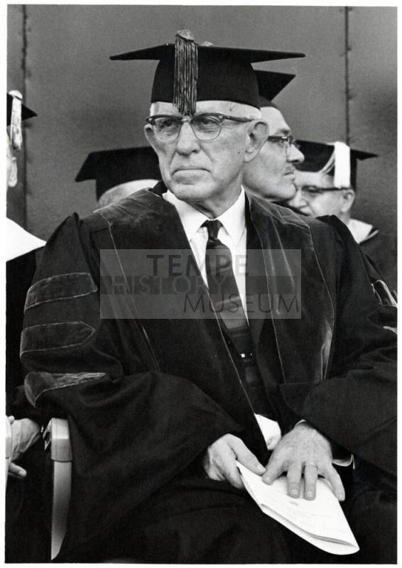 President Harold D. Richardson in Convocation Robe