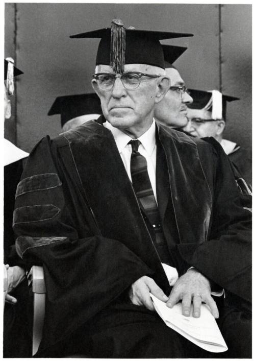 President Harold D. Richardson in Convocation Robe