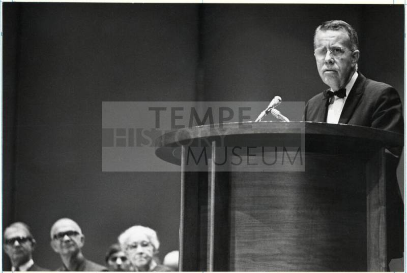 Arizona Governor Jack Williams at Payne Complex Dedication
