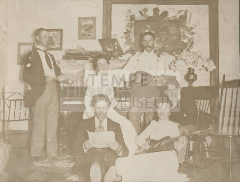 Three Photos of Family Groups