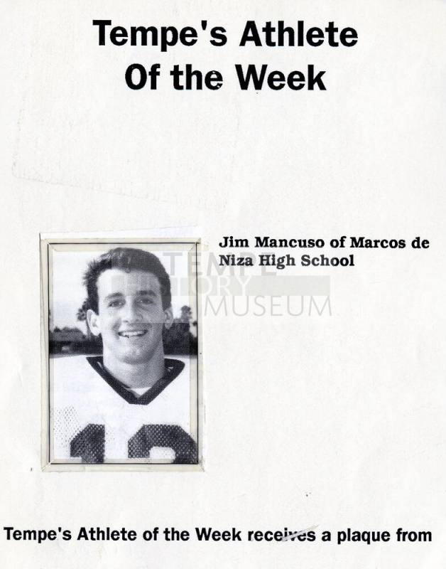 Jim Mancuso, Marcos de Niza