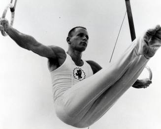 Chris Evans (ASU Gymnast) on Rings