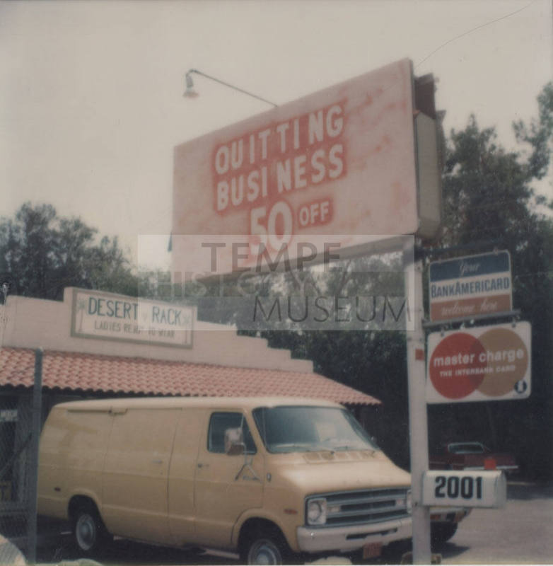 Paula's Desert Rack Clothing Store - 2001 East University Drive, Tempe, Arizona