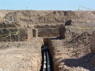 Tempe Center for the Arts construction photograph- Building Foundation