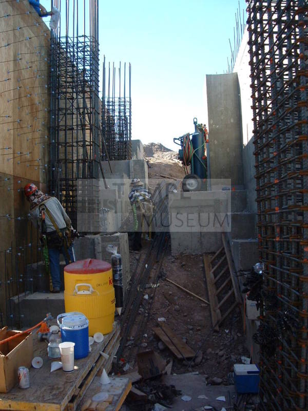 Tempe Center for the Arts construction photograph-Construction Workers