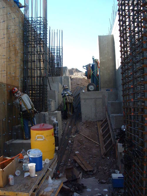 Tempe Center for the Arts construction photograph-Construction Workers