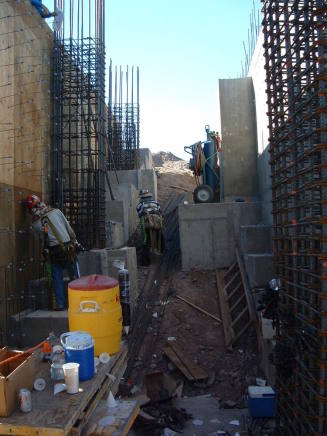 Tempe Center for the Arts construction photograph-Construction Workers