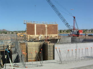 Tempe Center for the Arts construction photograph-Theater Construction
