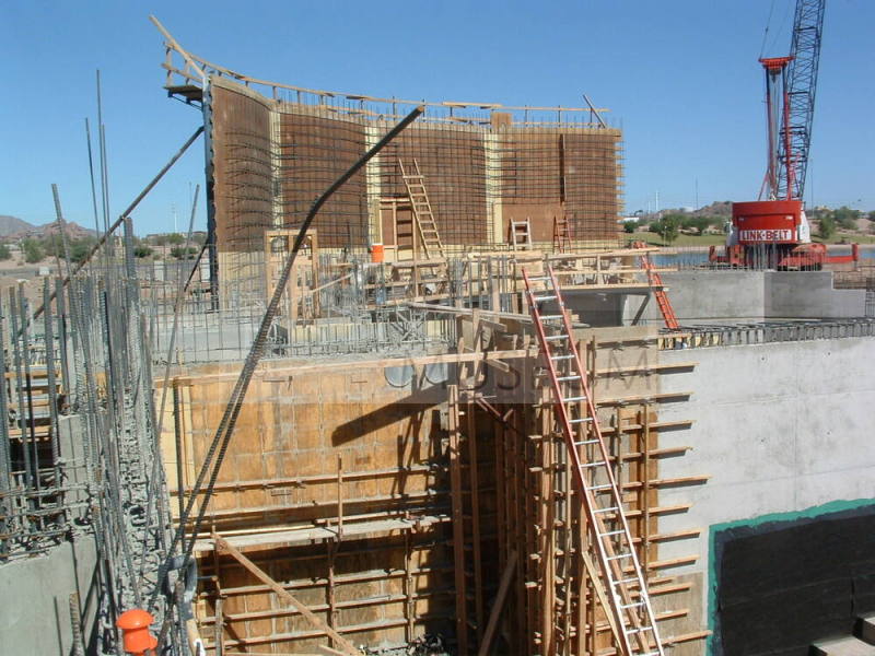 Tempe Center for the Arts construction photograph-Theater Construction
