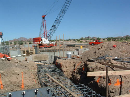Tempe Center for the Arts construction photograph
