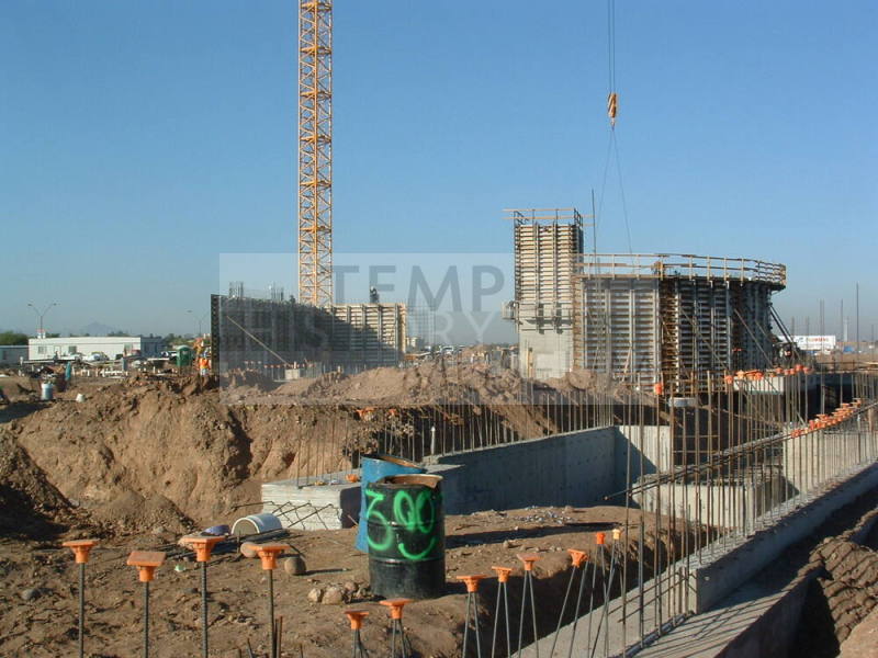 Tempe Center for the Arts construction photograph-Theater Construction