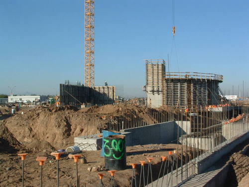 Tempe Center for the Arts construction photograph-Theater Construction