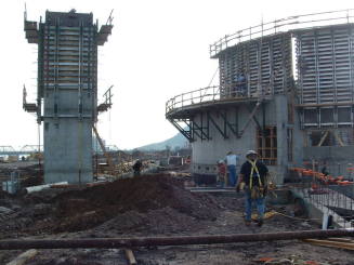 Tempe Center for the Arts construction photograph-Outside of Theater