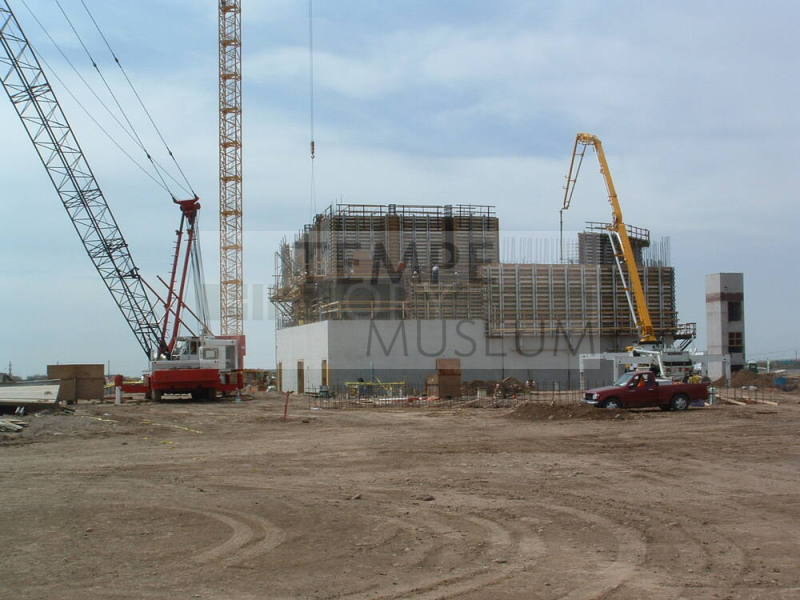 Tempe Center for the Arts construction photograph-Outside View of Theater