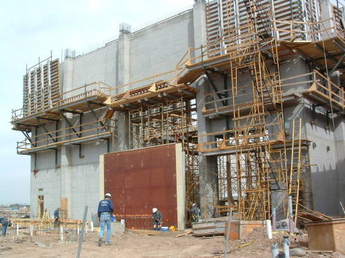 Tempe Center for the Arts construction photograph-Outside view of building
