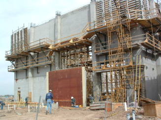 Tempe Center for the Arts construction photograph-Outside view of building
