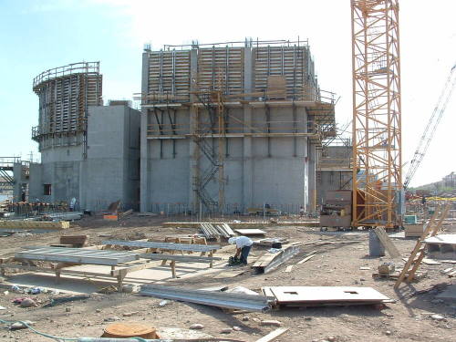 Tempe Center for the Arts construction photograph- Outside of Theater