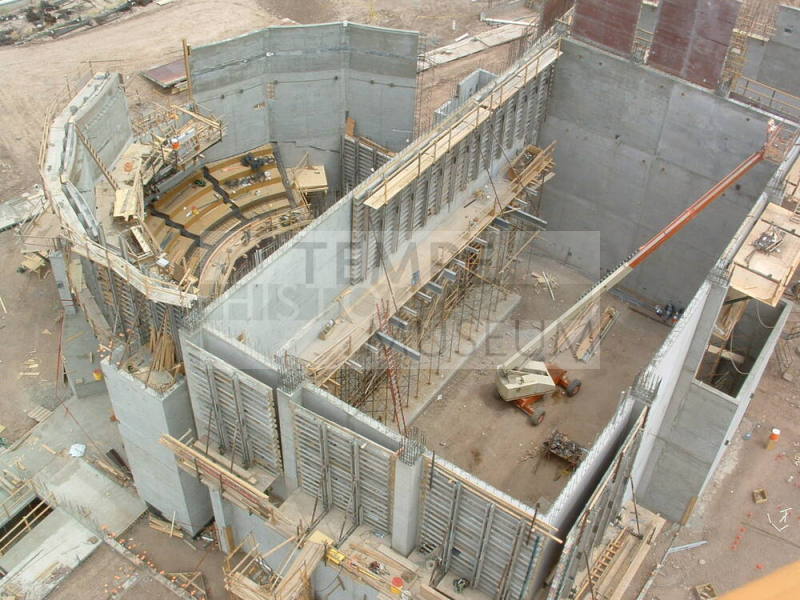 Tempe Center for the Arts construction photograph-Aerial of Theater