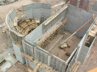 Tempe Center for the Arts construction photograph-Aerial of Theater