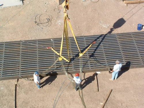 Tempe Center for the Arts construction photograph-Grate Rigging