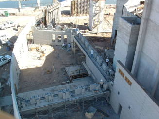 Tempe Center for the Arts construction photograph-Aerial View of North Side of Site