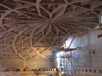 Tempe Center for the Arts construction photograph-Theater Dome
