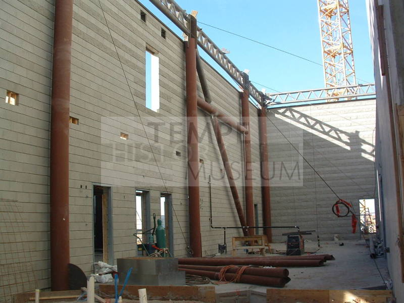 Tempe Center for the Arts construction photograph-Room Progress