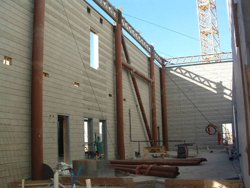 Tempe Center for the Arts construction photograph-Room Progress
