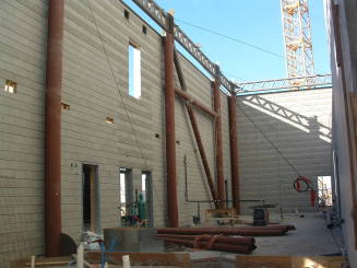 Tempe Center for the Arts construction photograph-Room Progress