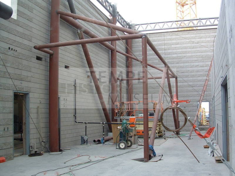 Tempe Center for the Arts construction photograph-Room Progress