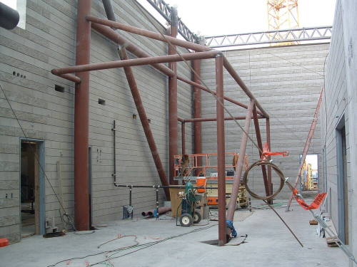Tempe Center for the Arts construction photograph-Room Progress