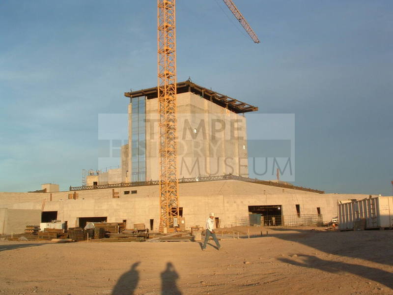 Tempe Center for the Arts construction photograph-Outside View of Building