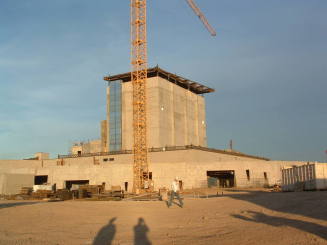 Tempe Center for the Arts construction photograph-Outside View of Building