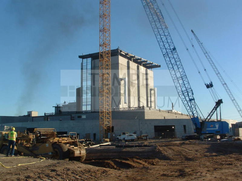 Tempe Center for the Arts construction photograph- Outside View of building