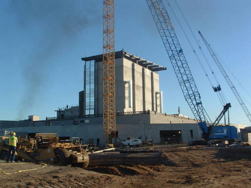 Tempe Center for the Arts construction photograph- Outside View of building