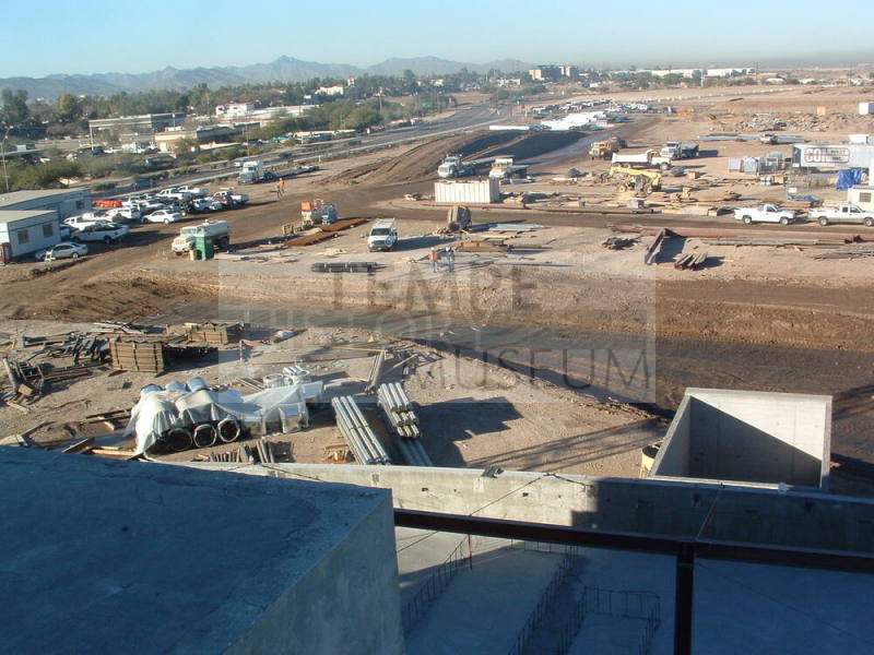 Tempe Center for the Arts construction photograph-View of Construction Site