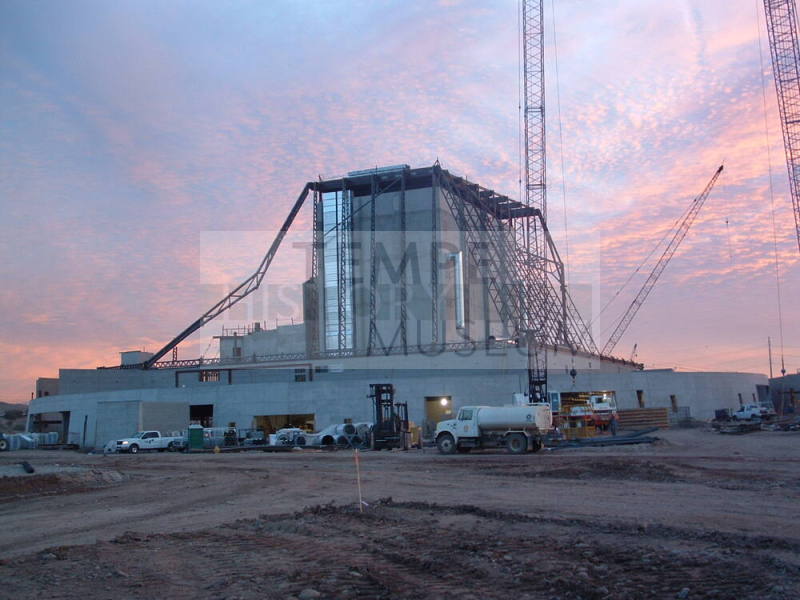Tempe Center for the Arts construction photograph-Construction Site