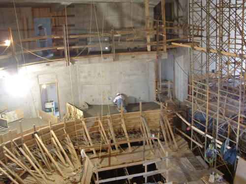 Tempe Center for the Arts construction photograph-Theater Tier Construction