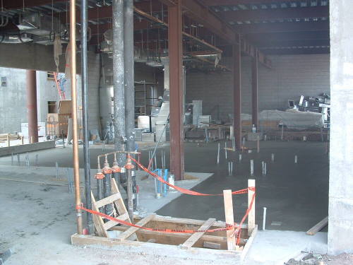 Tempe Center for the Arts construction photograph-Internal Construction