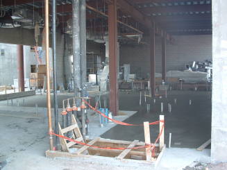 Tempe Center for the Arts construction photograph-Internal Construction
