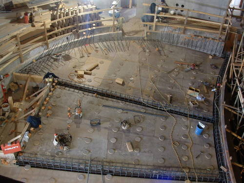 Tempe Center for the Arts construction photograph-Theater Construction